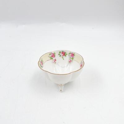 VINTAGE 2.5â€ NIPPON FLORAL FOOTED BOWL