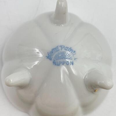 VINTAGE 2.5â€ NIPPON FLORAL FOOTED BOWL