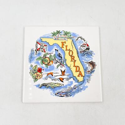 6â€ FLORIDA DECORATIVE PLAQUE