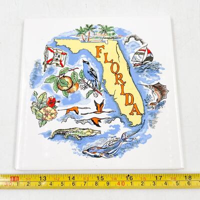 6â€ FLORIDA DECORATIVE PLAQUE