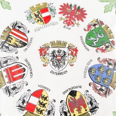 6â€ AUSTRIAN COAT OF ARMS DECORATIVE PLAQUE