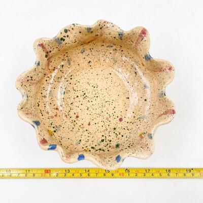 1959 HANDMADE 6.5â€ POTTERY BOWL - SIGNED â€œE FLORYâ€?