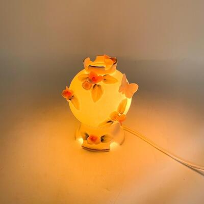 VINTAGE 4â€ I. W. RICE PORCELAIN NIGHT LIGHT