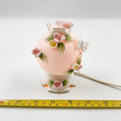 VINTAGE 4â€ I. W. RICE PORCELAIN NIGHT LIGHT
