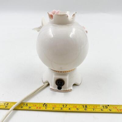 VINTAGE 4â€ I. W. RICE PORCELAIN NIGHT LIGHT