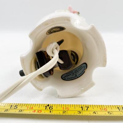 VINTAGE 4â€ I. W. RICE PORCELAIN NIGHT LIGHT