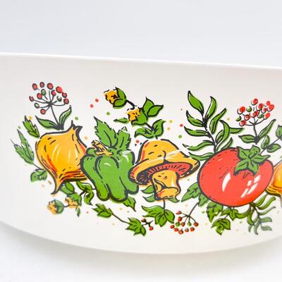 VINTAGE STERILITE â€œSPICE OF LIFEâ€ PLASTIC 9â€ SERVING BOWL