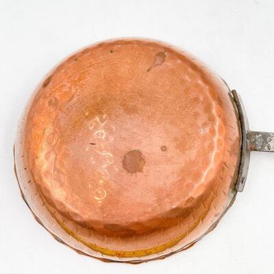 VINTAGE 7â€ HAMMERED COPPER FRYING PAN