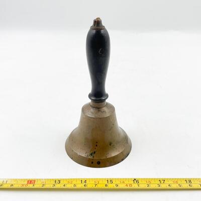 VINTAGE 6â€ BRASS HAND BELL