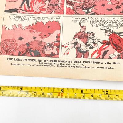 1947 â€œTHE LONE RANGERâ€ COMIC BOOK NO. 167 - #2