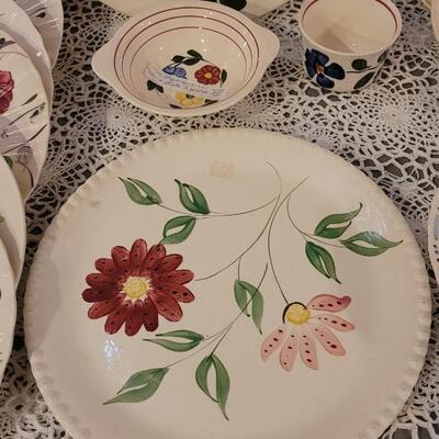 Lot 142: Blue Ridge Mixed China Set