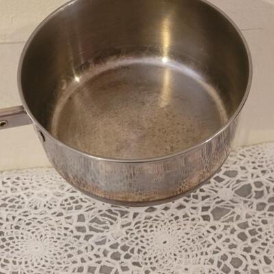 Lot 149: Copper Clad Revere Ware Pots & Pans Lot