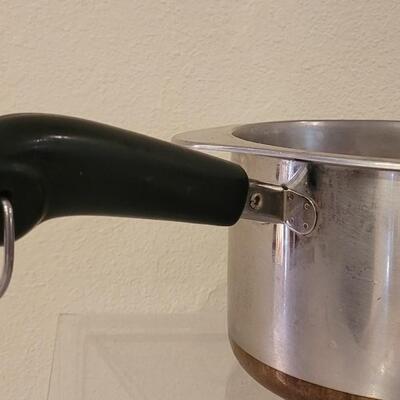 Lot 149: Copper Clad Revere Ware Pots & Pans Lot