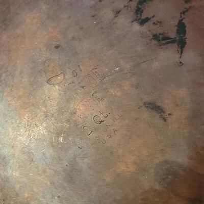 Lot 149: Copper Clad Revere Ware Pots & Pans Lot