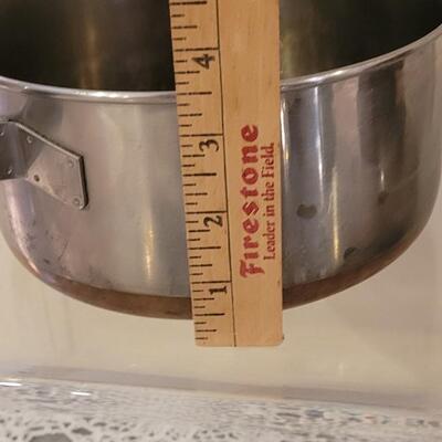 Lot 149: Copper Clad Revere Ware Pots & Pans Lot