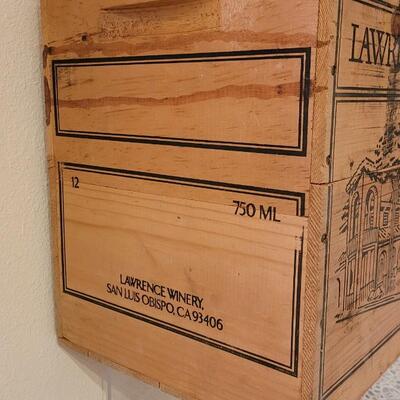 Lot 150: Vintage Wood Wine Crate