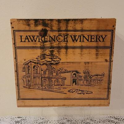 Lot 150: Vintage Wood Wine Crate