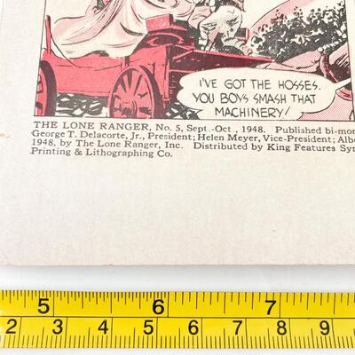 1948 â€œTHE LONE RANGERâ€ COMIC BOOK NO. 5