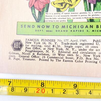 1949 â€œFAMOUS FUNNIESâ€ COMIC BOOK NO. 177