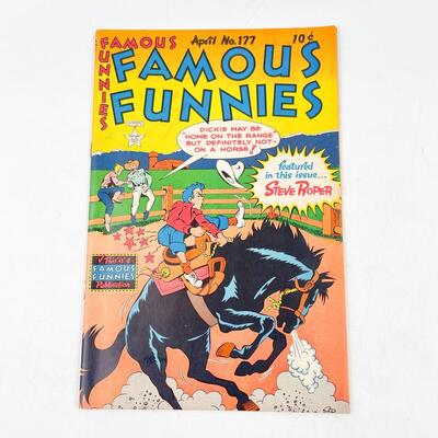 1949 â€œFAMOUS FUNNIESâ€ COMIC BOOK NO. 177