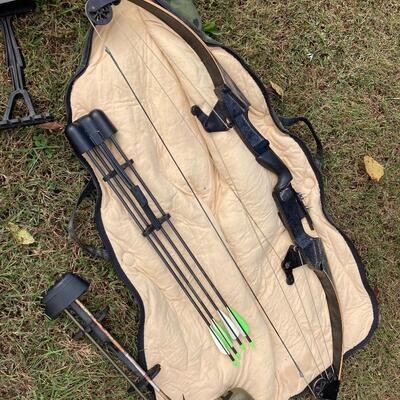 Archery Set with Bear Compound Bow, Case and Accessories