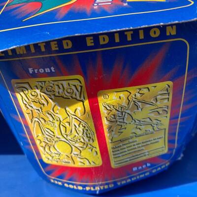 PokÃ©mon Limited Edition with 23k Gold Plated Collectables