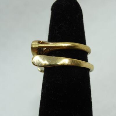 2 Vintage Gold Tone AVON Rings