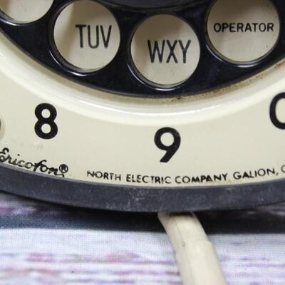 Mid Century Retro Ericofon North Electric Company Cobra Rotary Dial Telephone