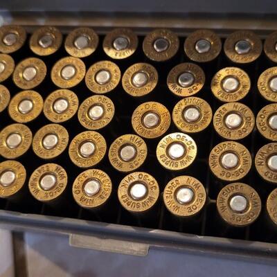 Lot 161: 120 Rounds of 30-30 Rifle Ammunition w/ Cases Included