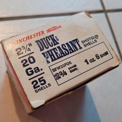 Lot 162: 20 Gauge Shotgun 2 3/4" DUCK & PHEASANT Shells Gun Ammunition