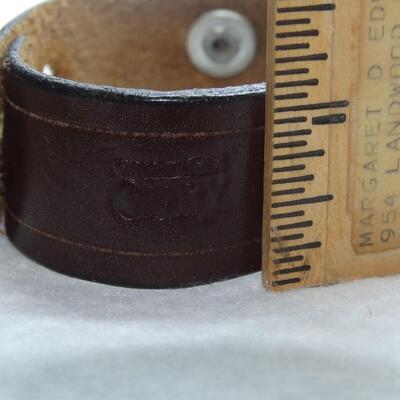 Grand Ole Opry leather bullet bracelet 33 caliber