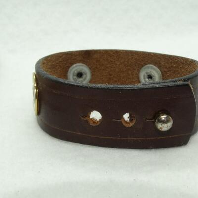 Grand Ole Opry leather bullet bracelet 33 caliber