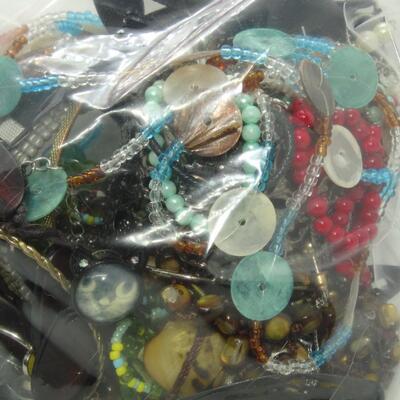 Nice Jewelry Bag Lot - Craft & Wearable Jewels #lot58