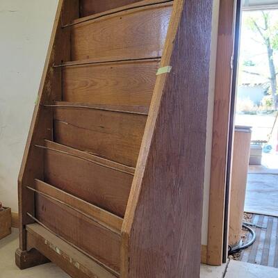 Lot 169: Vintage Magazine or Book Display Rack Shelf