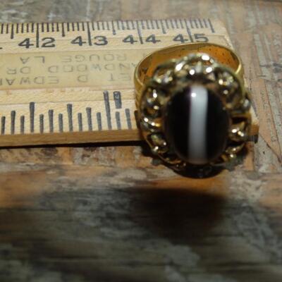 Tigers Eye Adjustable Ring