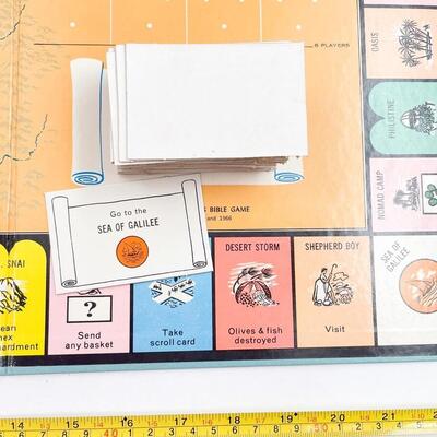 1966 CADACO â€œTEN COMMANDMENTS BIBLE GAMEâ€ BOARD GAME