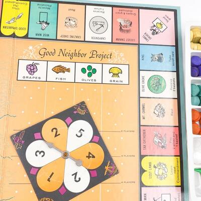 1966 CADACO â€œTEN COMMANDMENTS BIBLE GAMEâ€ BOARD GAME