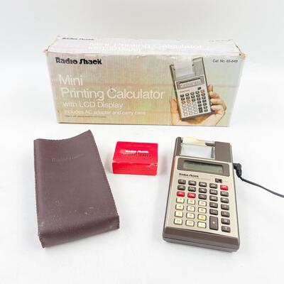 RADIO SHACK EC-3006 MINI PRINTING CALCULATOR