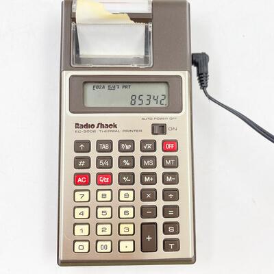 RADIO SHACK EC-3006 MINI PRINTING CALCULATOR