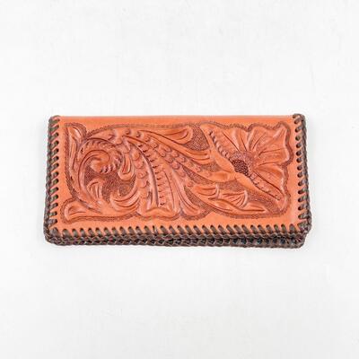 TOOLED LEATHER WALLET