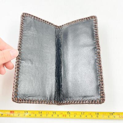 TOOLED LEATHER WALLET