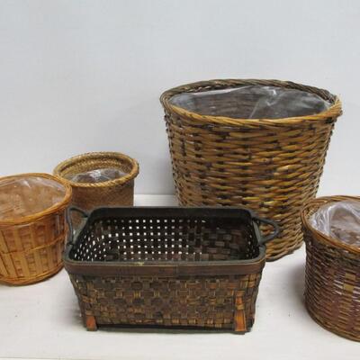 Collection Of Various Baskets