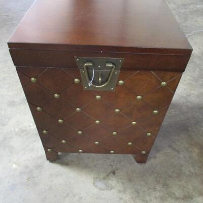 Nailhead Side Table 20