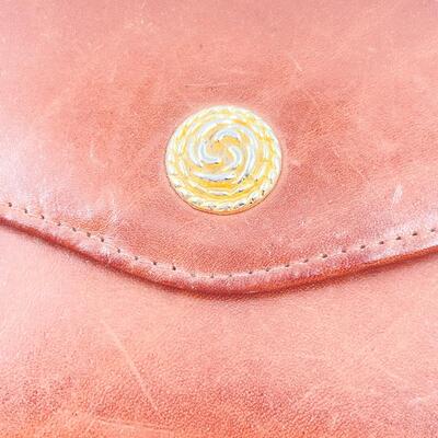 VINTAGE PRINCESS GARDNER BROWN COWHIDE WALLET