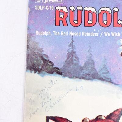 â€œRUDOLPH THE RED NOSED REINDEERâ€ SDLP-X-19 VINYL RECORD