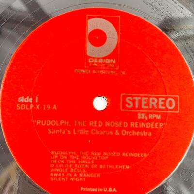 â€œRUDOLPH THE RED NOSED REINDEERâ€ SDLP-X-19 VINYL RECORD