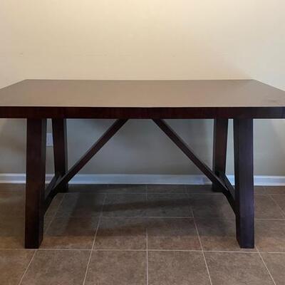 Bar-Height Dining Table w/2 leaves