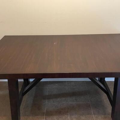 Bar-Height Dining Table w/2 leaves