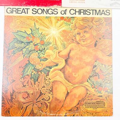â€œGREAT SONGS OF CHRISTMASâ€ ALBUMS 6-8 VINYL RECORDS