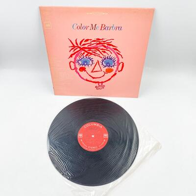 BARBRA STREISAND â€œCOLOR ME BARBRAâ€ CS 9278 VINYL RECORD